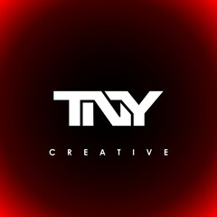 TNY Letter Initial Logo Design Template Vector Illustration