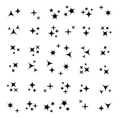 Bright firework, decoration twinkle, shiny flash. Sparkle lights vector