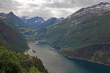 Geiranger Fjord - nature heritage, Norway