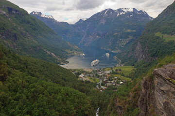 Geiranger Fjord - nature heritage, Norway