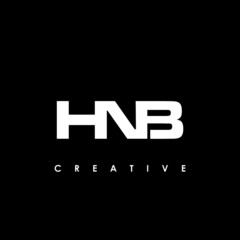 HNB Letter Initial Logo Design Template Vector Illustration