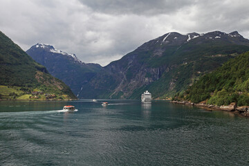 Geiranger Fjord - nature heritage, Norway