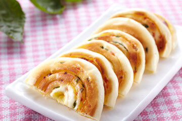 Delicious Chinese dishes, fried buns