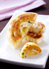 Delicious Chinese dishes, fried buns