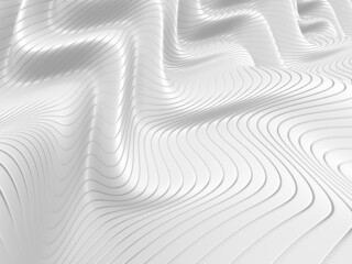 White abstract liquid wavy background