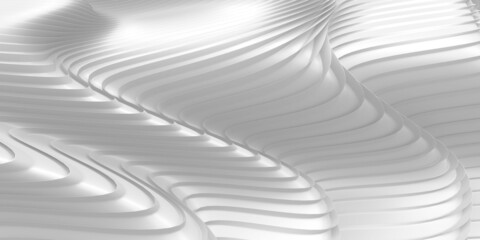 White abstract liquid wavy background