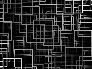 Dark silver cubes. Abstract metallic background. Modern design