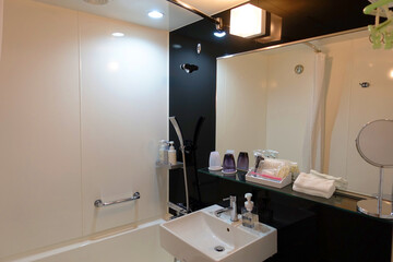 Bath room of Hotel in Ishigaki island, Okinawa, Japan