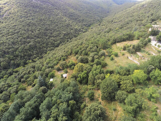Paysage de montagne dans les Cévennes