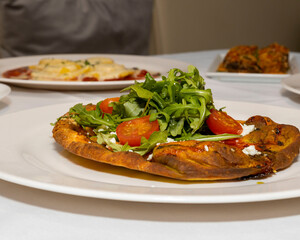 Mushrooms Ravioli Steak Bread Pizza 3