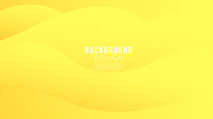 Abstract Color background, yellow wavy lines with copy space for text  , Flat Modern design for presentation , illustration Vector EPS 10