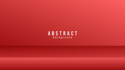 Abstract red color product display with copy space for display of content  for text  , Flat Modern design for presentation , illustration Vector EPS 10