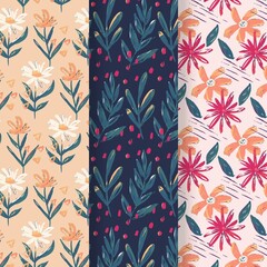 Hand Drawn Spring Pattern Collection