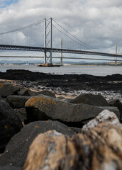 The Forth Road Bridge and the Queensferry Crossing 