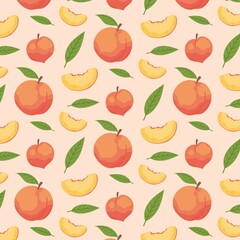 Hand Drawn Peach Pattern