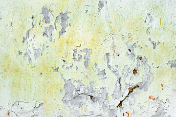 Texture of a concrete wall with cracks and scratches which can be used as a background