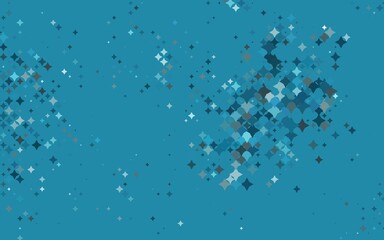 Light BLUE vector layout with bright stars.