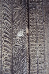 ancient carving wall from 1500 years old BUDDHIST JOGESHWARI CAVES ,maharashtra,mumbai,india,asia