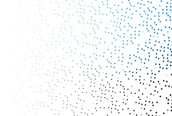 Obraz premium Light BLUE vector pattern with spheres.