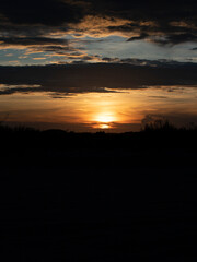 Fototapeta na wymiar Topsail, North Carolina Beach Sunset