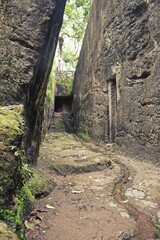 ancient 1500 years old buddhist jogeshwai caves in mumbai,maharastra,india,asia