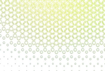 Light green vector pattern with spheres.
