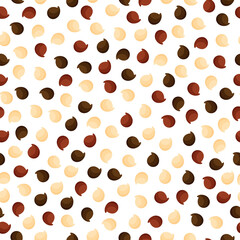 Quinoa mix vector cartoon seamless pattern for template farmer market design, label and packing.