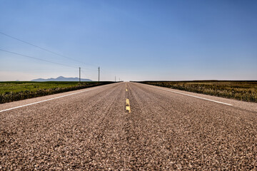 Fototapeta na wymiar Highways in rural Alberta