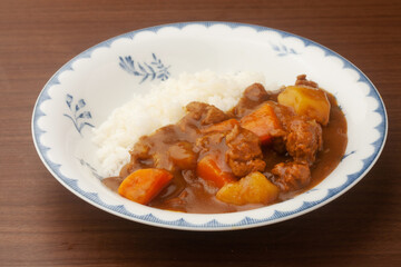 大豆ミートのカレー