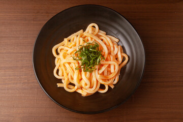 明太子まぜうどん