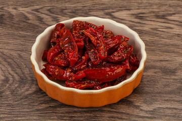 Dried tomato with olive oil