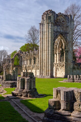 Ruins of St Marys Abbey - York - England