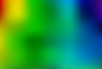 Light Multicolor, Rainbow vector abstract blurred template.