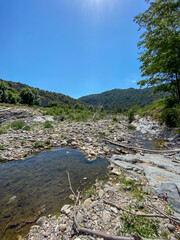 Rivière Hérault dans les Cévennes