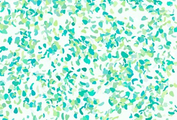 Light green, yellow vector template with memphis shapes.