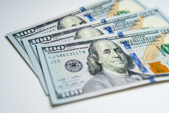 Cash dollars bills isolated money finance