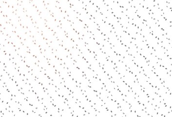 Light Red vector template with musical symbols.