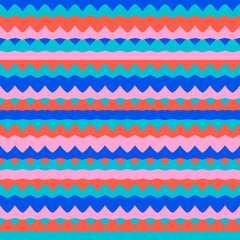 Seamless pattern with Horizontal Stripes