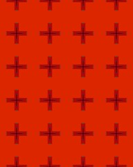 Seamless grid of transparency from red and white squares for your design. Can be used to place objects on it or as a seamless pattern, background