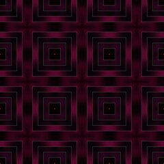 Fototapeta premium Purple and black seamless tile pattern with squares