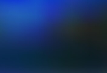 Dark BLUE vector blurred shine abstract template.