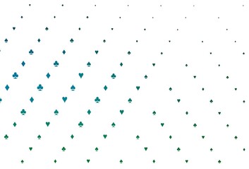 Light Blue, Green vector layout with elements of cards.