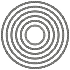 Round decorative vintage border frame in a range of sizes.