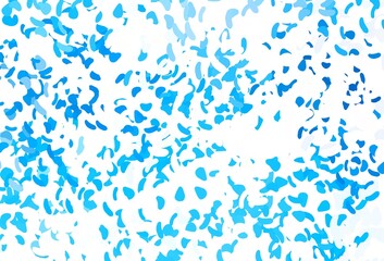 Light BLUE vector backdrop with abstract shapes.