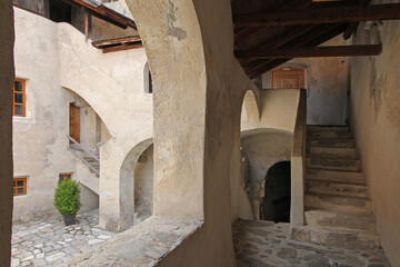 Castello di Castelbello, Val Venosta (Bolzano): cortile interno