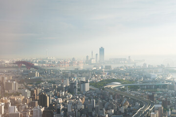 大阪市港区の街並み