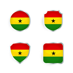 Ghana Country Badge and Label Collection