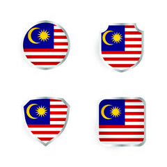 Malaysia Country Badge and Label Collection