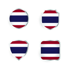 Thailand Country Badge and Label Collection