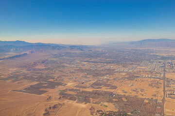 Aerial view of the famous Las Vegas cityscape